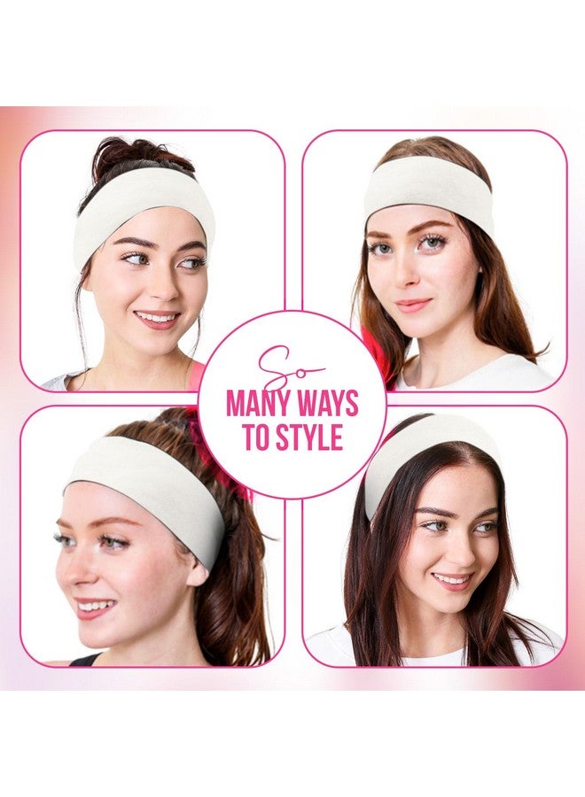 Styla Hair Styla Hair Headbands for Women Stretch Fashion Headbands 10 Pack Non-Slip Head Wraps Great for Spa, Sports, Yoga, Pilates, Running, Gym Headband, Workouts - Variety - Image 3