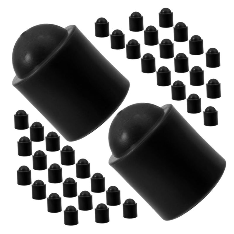 Rubber Cue Tip Protectors 50pcs Snooker Pool Billiard Cue End Cover - Image 2