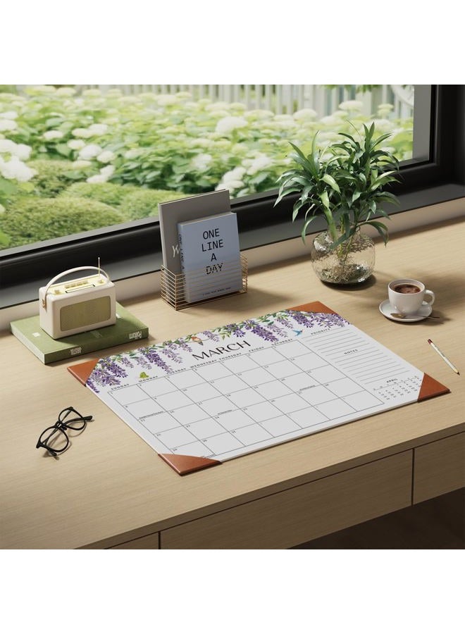 Jotsome Large Desk Calendar 2026-2027 with Desktop Mat, 18 Months Desk Pad Calendar From Jan 2026 to Jun 2027 21''x16.5'', Desk Blotter Calendar for Home Office and School, Easy Planning, Holiday Gift - Image 2