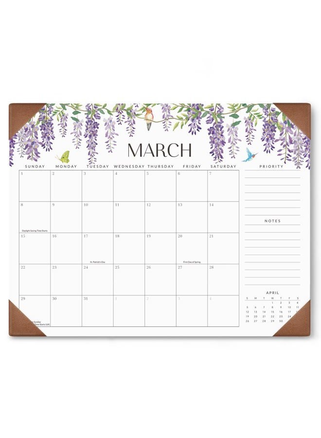 Jotsome Large Desk Calendar 2026-2027 with Desktop Mat, 18 Months Desk Pad Calendar From Jan 2026 to Jun 2027 21''x16.5'', Desk Blotter Calendar for Home Office and School, Easy Planning, Holiday Gift - Image 1