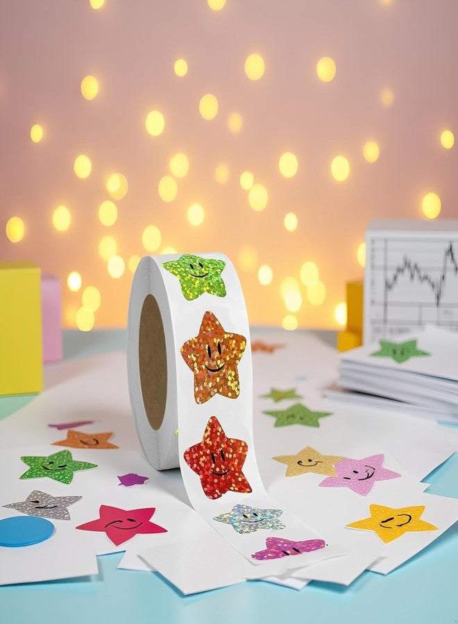 Essivox 700Pcs 1Inch Star Stickers, Multicolor Foil Reward for Student Planner and School Classroom Teacher Supplies - Image 5