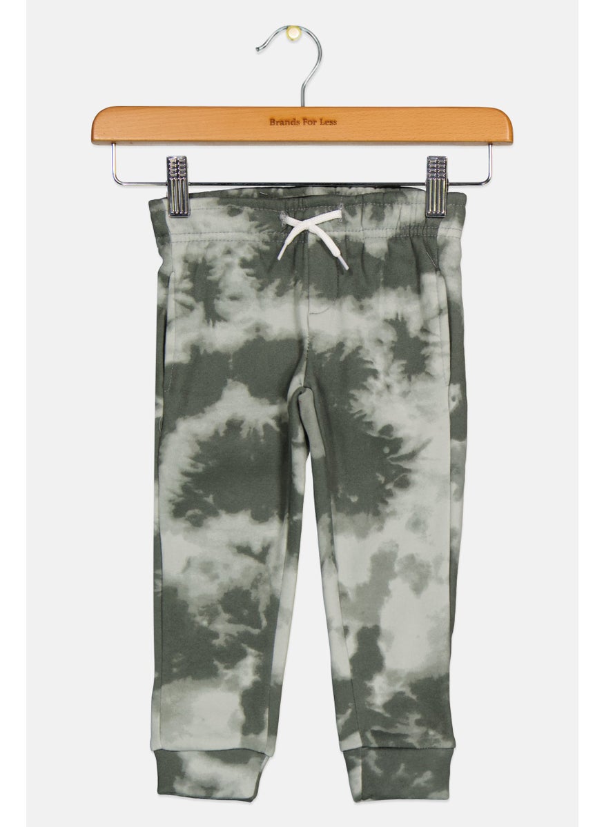 brooklyn Toddlers Boy Drawstring Tie Dye Jogger Pants, Multicolor  - Image 1