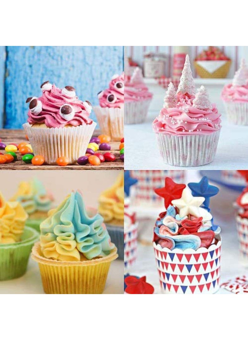 S.B. ANJALI SHALU BHAI SB ANJALI SHALU BHAI Stainless Steel 3 Big Russian Nozzle 14 Regular Icing Nozzles Piping Set 1 Coupler 1 Piping Bag 8 Fondant Tools  - Image 3