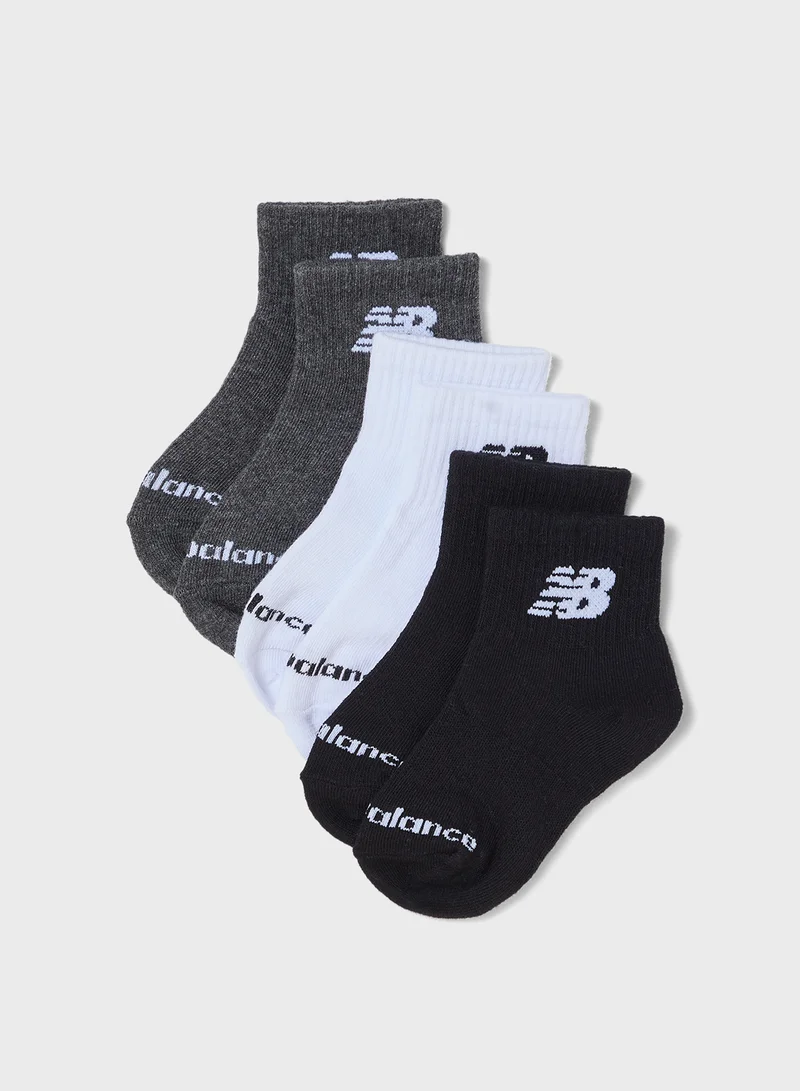 نيو بالانس 3 Pack Everyday Lightweight Ankle Socks