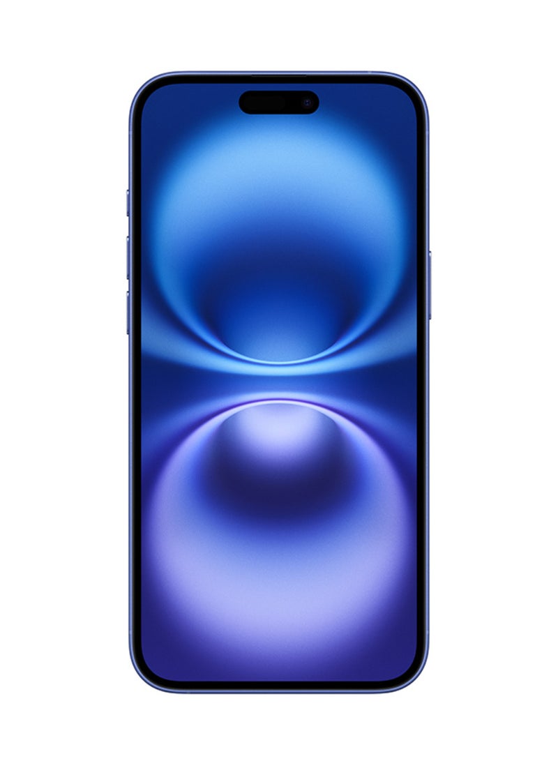 ابل  مجدد - آيفون 16 128 جيجابايت ألترا مارين 5G مع فيس تايم - النسخة الدولية - Image 2