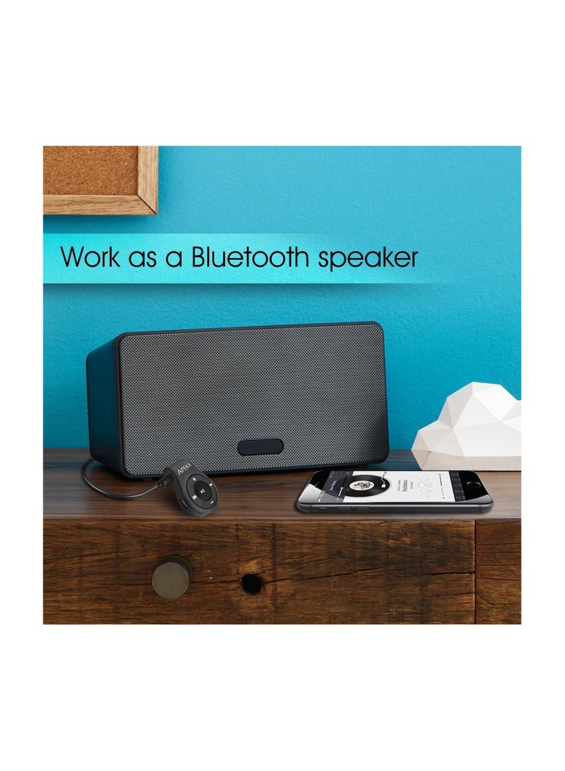 APEKX Clip Bluetooth Audio Adapter for Headphones, Headset, Speaker, Wireless Receiver with MIC for Hands-Released Call and Music - Image 3