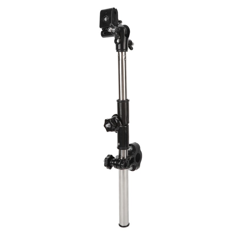Wheelchair Umbrella Holder Foldable Stainless Steel Umbrella Mount Stand for Bikes Strollers - Image 2