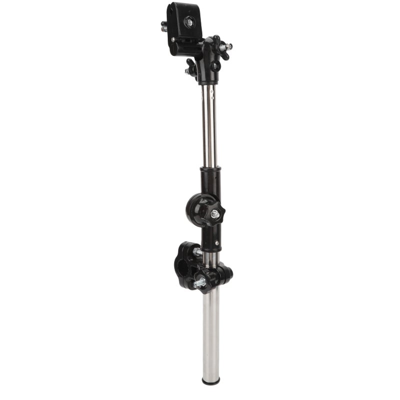 Wheelchair Umbrella Holder Foldable Stainless Steel Umbrella Mount Stand for Bikes Strollers - Image 1