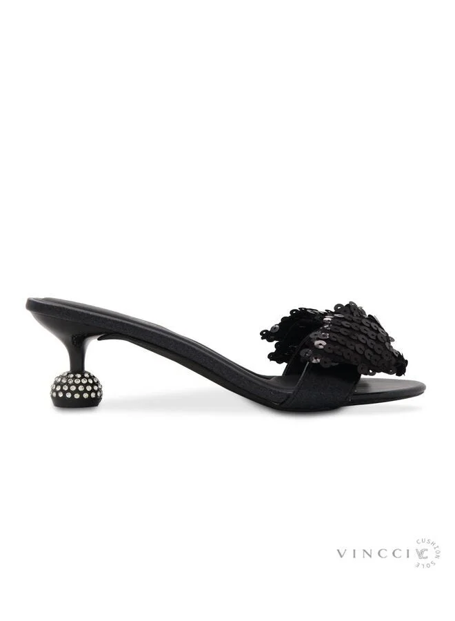 One Strap Mid Heel Sandals