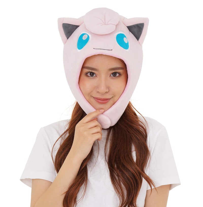 SAZAC Kigurumi Hat - Pokemon - Jigglypuff - Cozy Costume Beanie Cap - Adult Size - Image 1