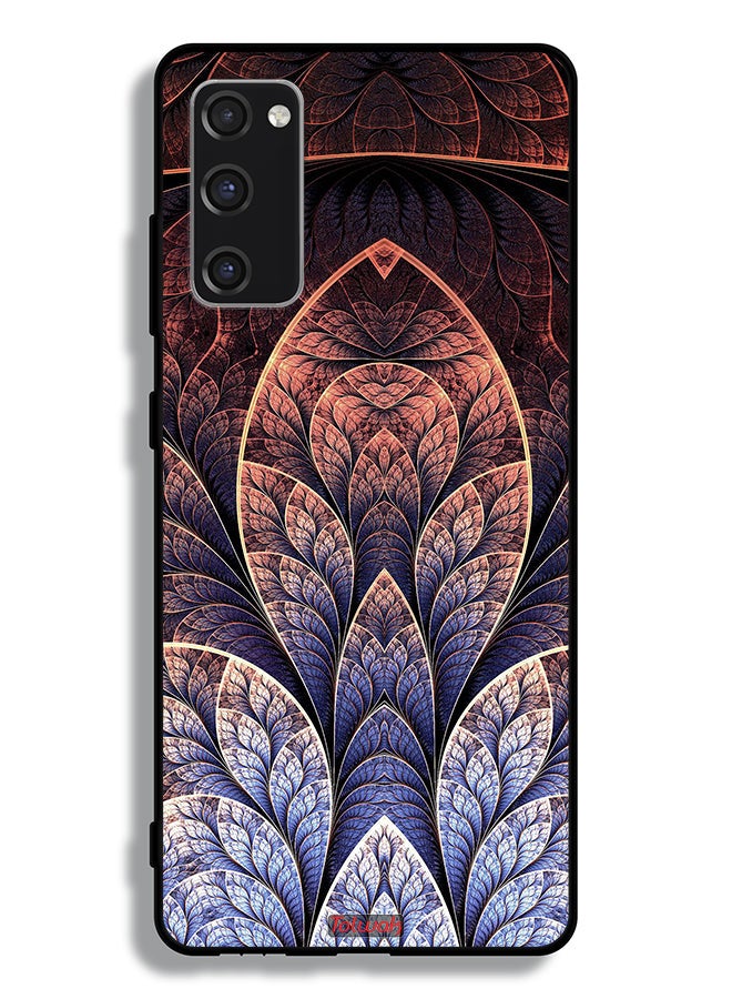 Tolwak Samsung Galaxy S20 FE Protective Case Cover Floral Fractal Abstract - Image 2