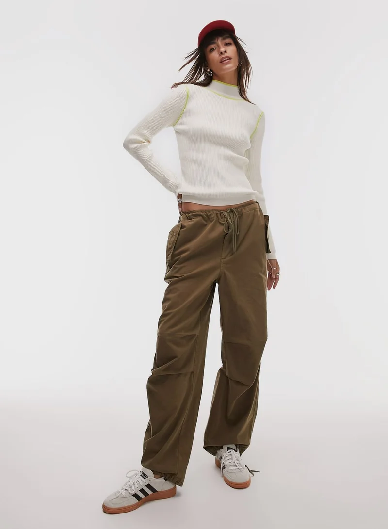 TOPSHOP High Neck Knitted Sweater