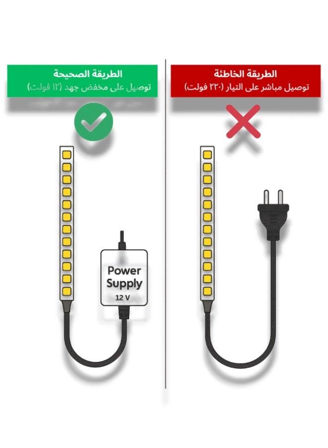 iLOCK LED Strip Light: Bright & Efficient Warm Illumination 100% Original (3000K, 240 LED/M) - Image 4