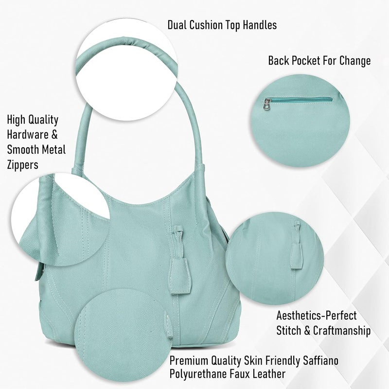 Fostelo Women's Style Diva Satchel Tote Handbag for Women | Ladies Purse | Stylish Shoulder Bag | Gift For Women - Image 2