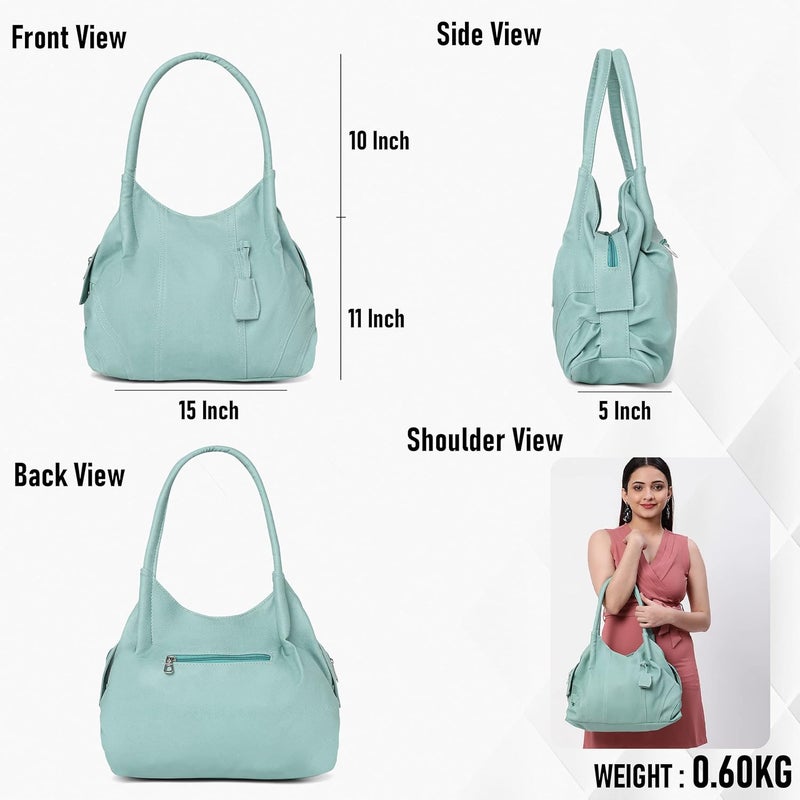 Fostelo Women's Style Diva Satchel Tote Handbag for Women | Ladies Purse | Stylish Shoulder Bag | Gift For Women - Image 3