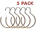 OVOV OVOV Home Storage Set of 5 Belt Ring Hanger Portable Multi-use Closet Organizer for Belts Ties Scarves  - Image 2