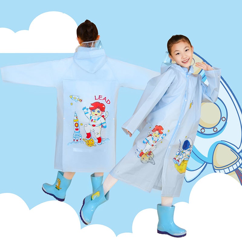 Children'S Raincoat Boys And Girls Children'S Big Children'S Raincoat Kindergarten Girls Primary School Students School Special Boys Poncho - Image 1