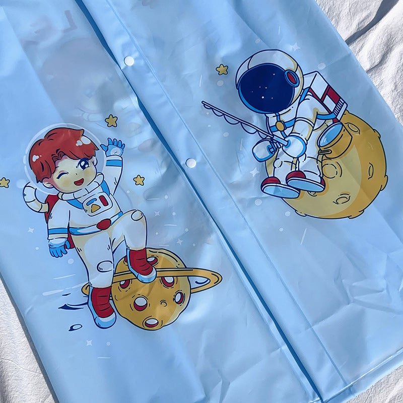 Children'S Raincoat Boys And Girls Children'S Big Children'S Raincoat Kindergarten Girls Primary School Students School Special Boys Poncho - Image 5