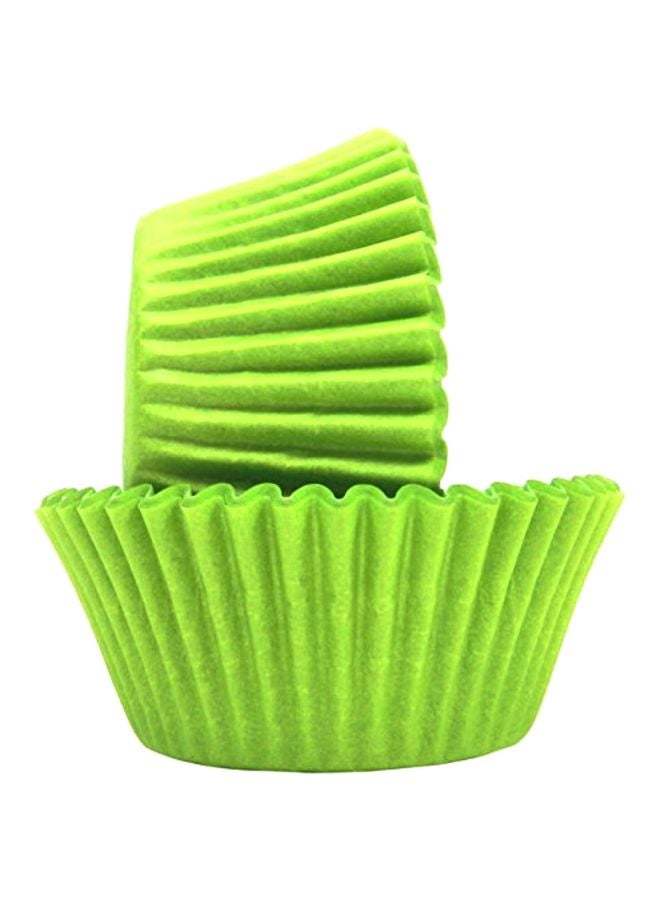 Regency Wraps Greaseproof Professional Grade Baking Cups, Pack of 40, Standard Liners, Lime Solid, for Cupcakes, Muffins, Candy, Non Stick