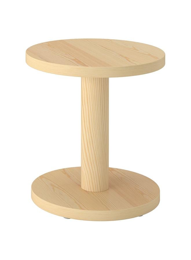 erorex Side Table, Pine Veneer Natural, 40 Cm - Image 1