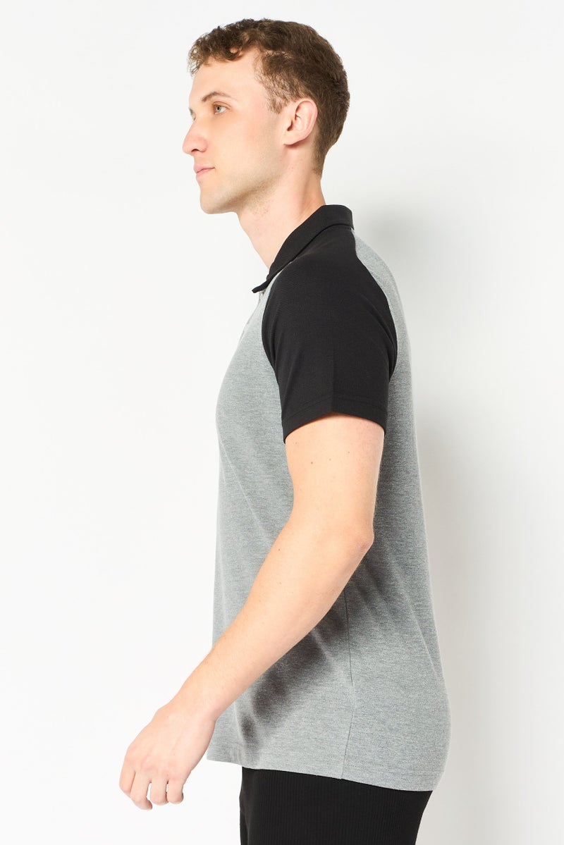 PUMA Men Sportswear Fit Short Sleeve Team Cup Outdoor Polo Shirt, Grey - Image 2