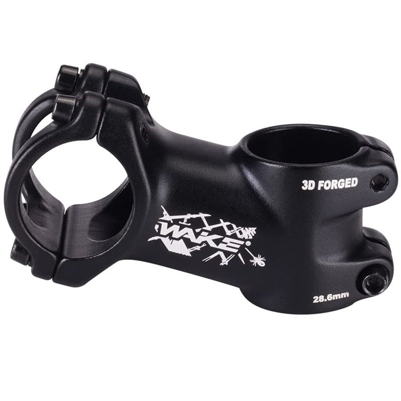 WAKE MTB Stem 31.8 70mm 17 Degree Bike Stem Wake Mountain Bike Stem Short Handlebar Stem for Most Bicycle, Road Bike, MTB, BMX, Fixie Gear, Cycling (Aluminum Alloy, Lightweight, Black) - Image 1