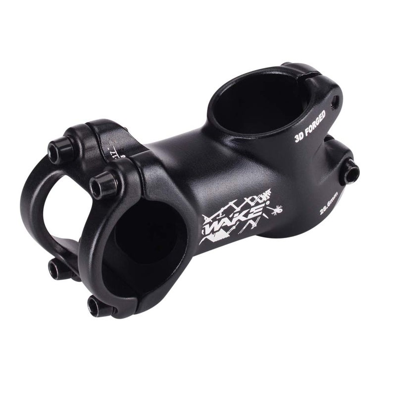 WAKE MTB Stem 31.8 70mm 17 Degree Bike Stem Wake Mountain Bike Stem Short Handlebar Stem for Most Bicycle, Road Bike, MTB, BMX, Fixie Gear, Cycling (Aluminum Alloy, Lightweight, Black) - Image 5