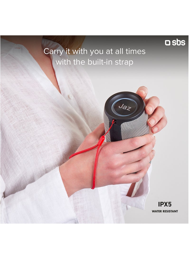 SBS مكبر صوت بلوتوث محمول مع شهادة مقاومة الماء IPX5، تصميم بسيط، راحة، وصوت عالي الجودة يجعل مكبر صوت SBS خيارًا شائعًا للاستخدام الداخلي والخارجي - Image 5