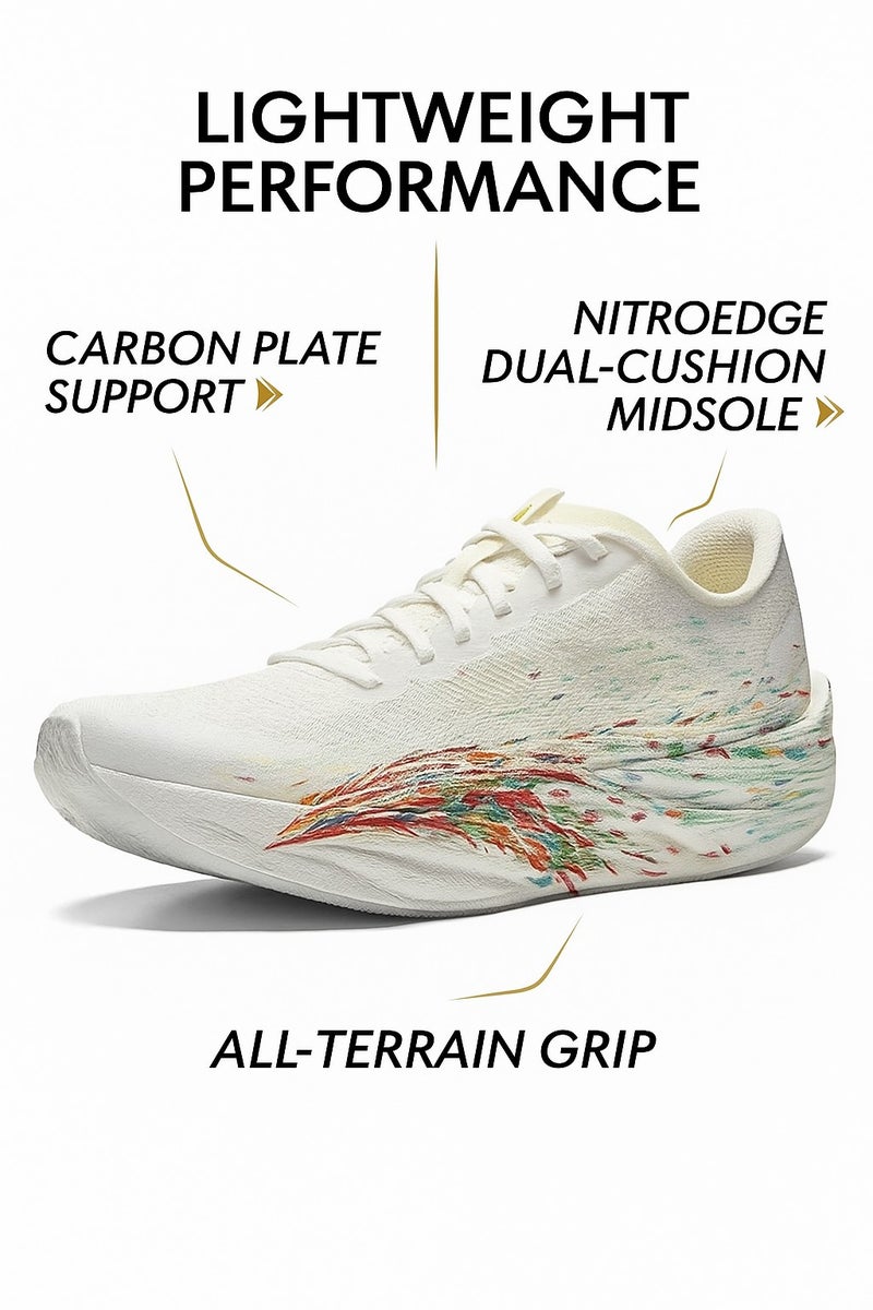 انتا حذاء جري ماراثون زهرة جيسانج الجيل السادس  بتقنية النيتروجين احترافي للسباقات - Image 2