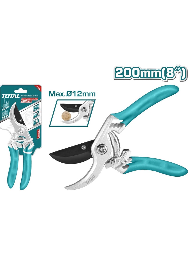 TOTAL 8-inch plant pruning shears, rubber handle - Image 2