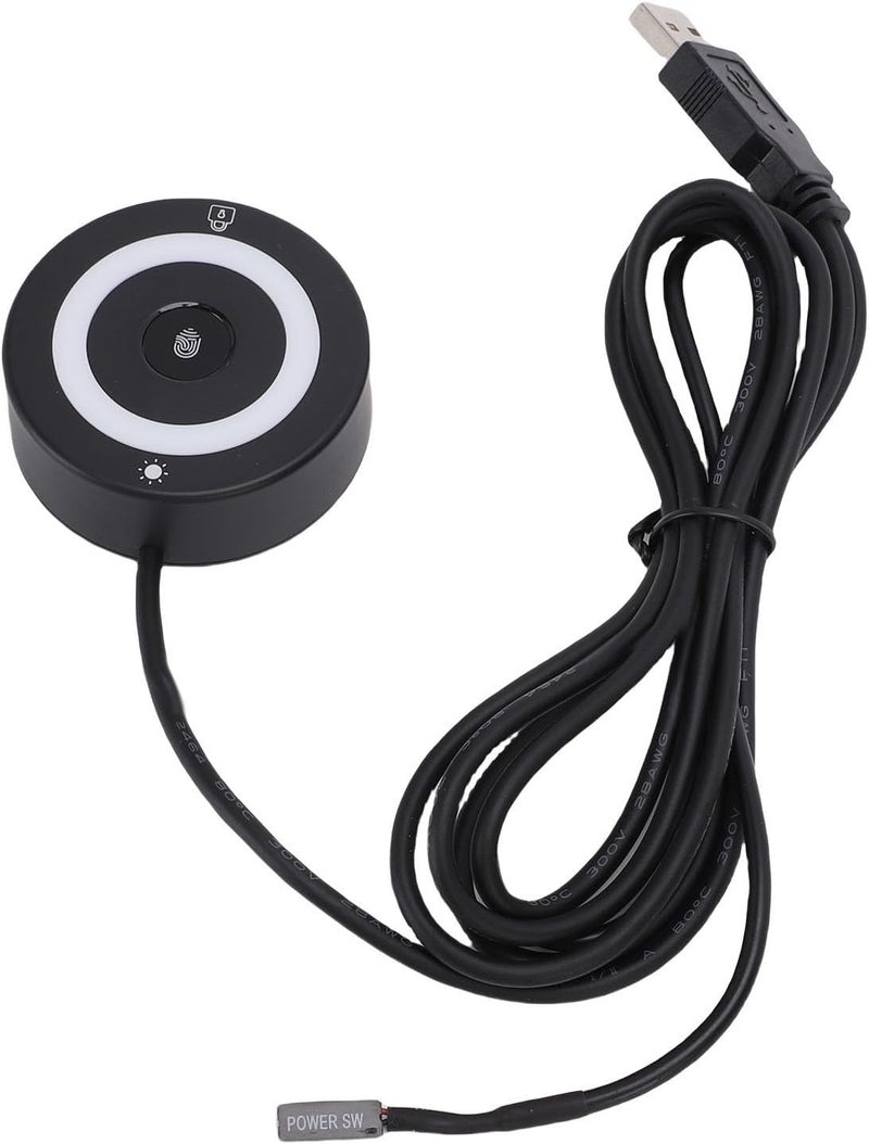 USB Fingerprint Reader, Fingerprint Scanner for 10 11 with 360 Degree Touch Recognition, Fast Login in 0.5s, Multi User Support, 10 Storage, Portable Design - Image 5