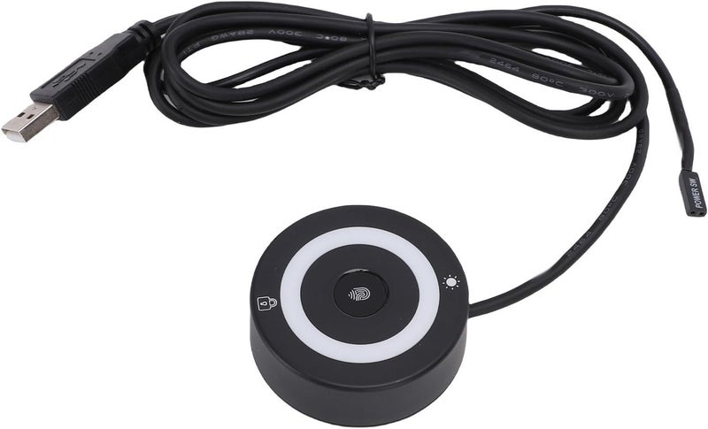USB Fingerprint Reader, Fingerprint Scanner for 10 11 with 360 Degree Touch Recognition, Fast Login in 0.5s, Multi User Support, 10 Storage, Portable Design - Image 2