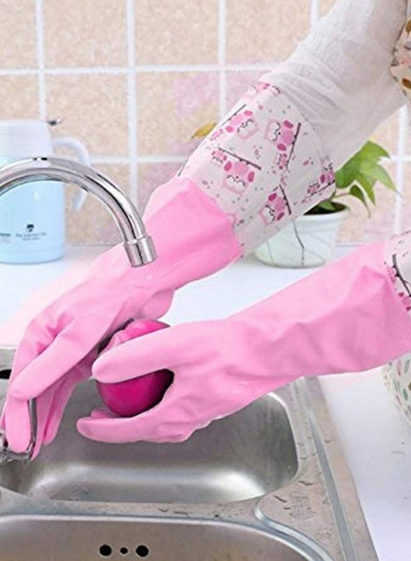1 Pair Hand Gloves for Kitchen Dish-Washing, Cleaning, Gardening, Laundry and Sanitation and Lab Work - Image 5