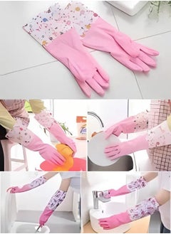 Generic 1 Pair Hand Gloves for Kitchen Dish-Washing, Cleaning, Gardening, Laundry and Sanitation and Lab Work  - Image 2