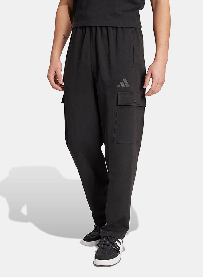 Adidas ALL SZN French Terry Loose Cargo Open Hem Joggers - Image 1