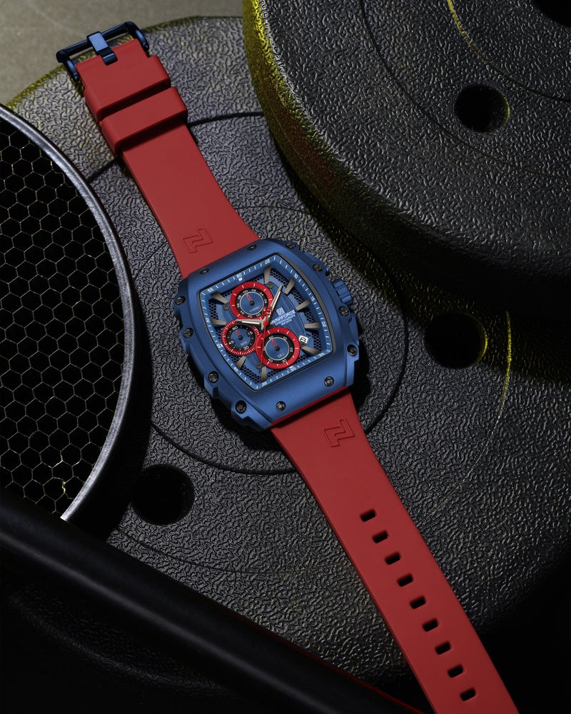 NAVIFORCE Silicon Band Water Resistant Chronograph Wrist Watch - NF8070 - Image 4