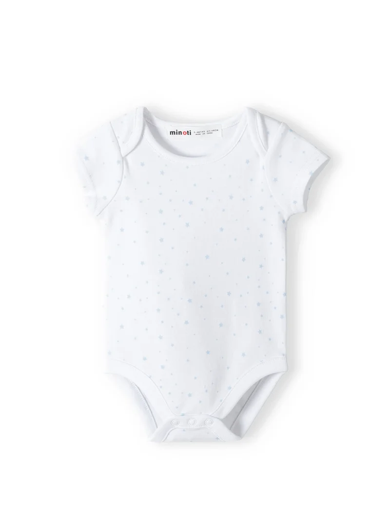 MINOTI 3-Pack Baby Boys Bodysuits with Short Sleeves and Print