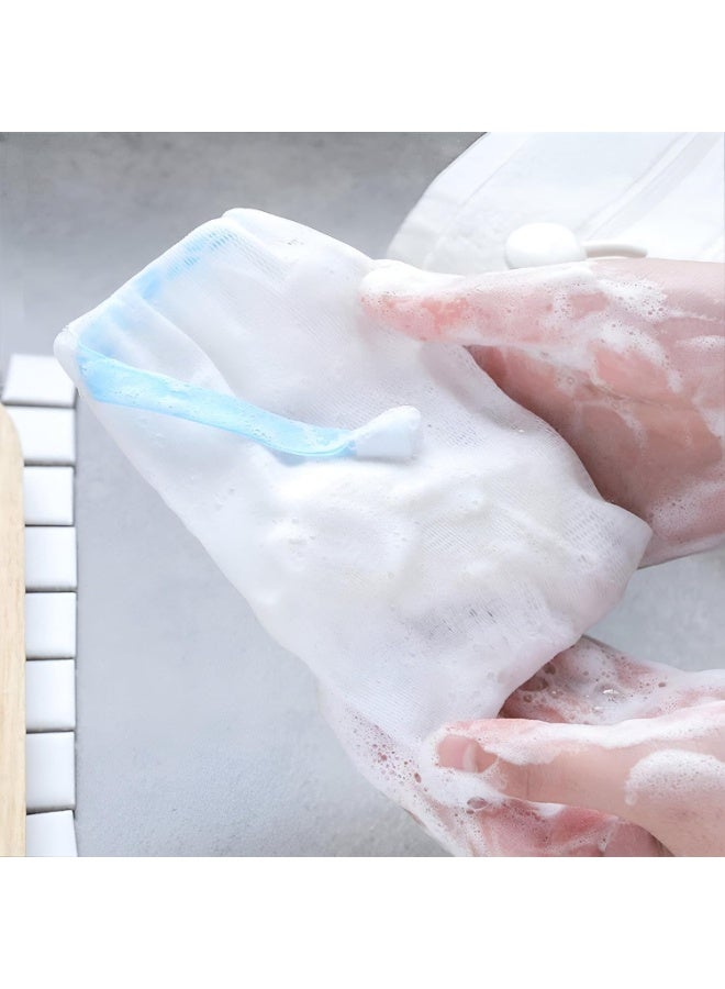 The amazing foaming soap bag produces a rich and quick foam, gently exfoliates the skin, and is suitable for the face and body (10 pieces) - multi-colored - Image 4