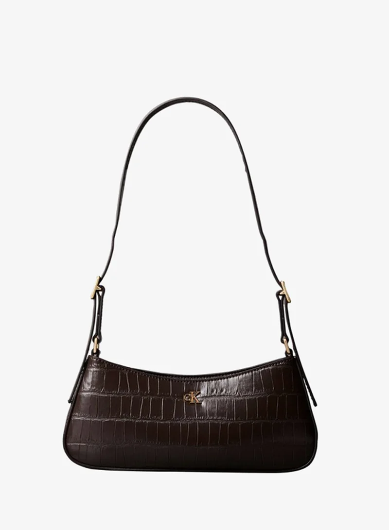 Monogram Crocodile Shoulder Bag