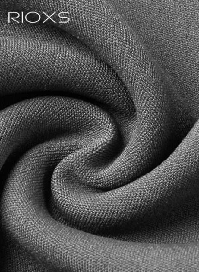 ريوكس ليغينغز رياضية للنساء،  ليغينغز بخصر عالٍ وسراويل يوغا للنساء، ليغينغز ناعمة ومطاطية للتحكم في البطن، سراويل رياضية قابلة للتنفس، ليغينغز يوغا للتمارين الرياضية والجري وغيرها، لون جرافيت - Image 3