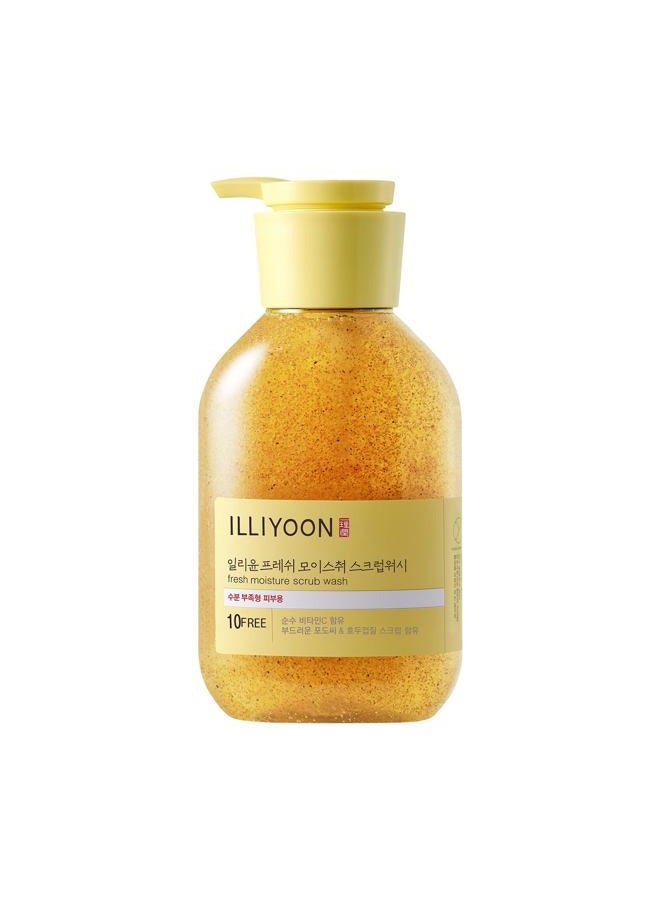ILLIYOON Fresh Moisture Body Scrub Wash 13.52 Fl Oz - Image 1
