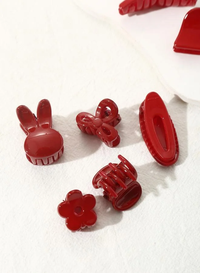 Take Two Take Two Set of 8 - Solid Hair Clip