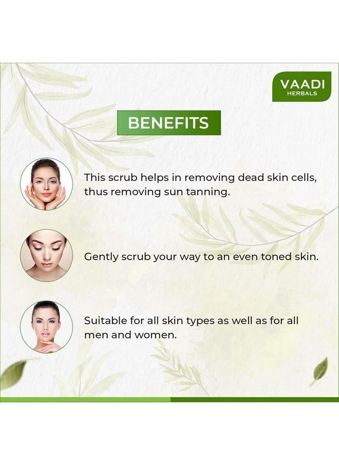 VAADI HERBALS - Papaya Fairness Scrub Gel With Honey And Saffron 110G - Image 1