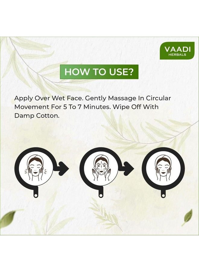 VAADI HERBALS - Papaya Fairness Scrub Gel With Honey And Saffron 110G - Image 1