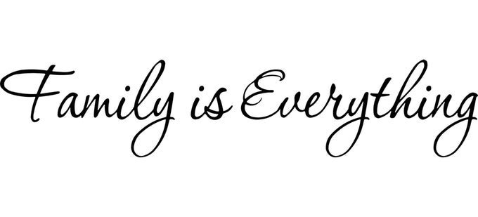 FAMILY IS EVERYTHING DECALS WALL DECAL QUOTES HOME DECOR VINYL QUOTES DESIGNS FAMILY WALL ART