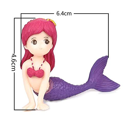Chocozone Pack of 4 Mirmid Miniature Garden Decor Home Decor Miniature Set Toys for Girls (Mirmid), Multi - Image 5