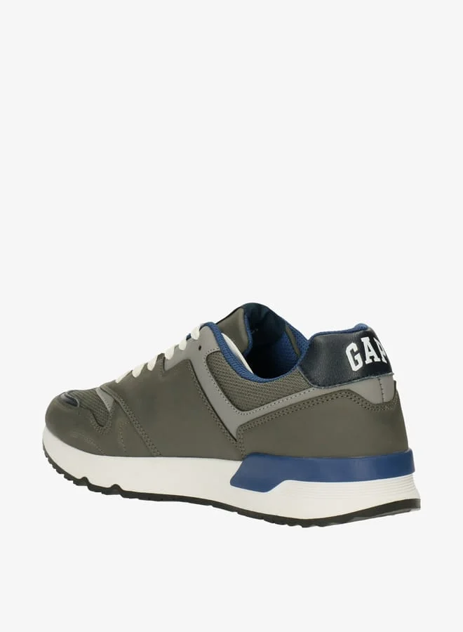 جاب Men's Logo Detailed Sneakers with Lace-Up Closure