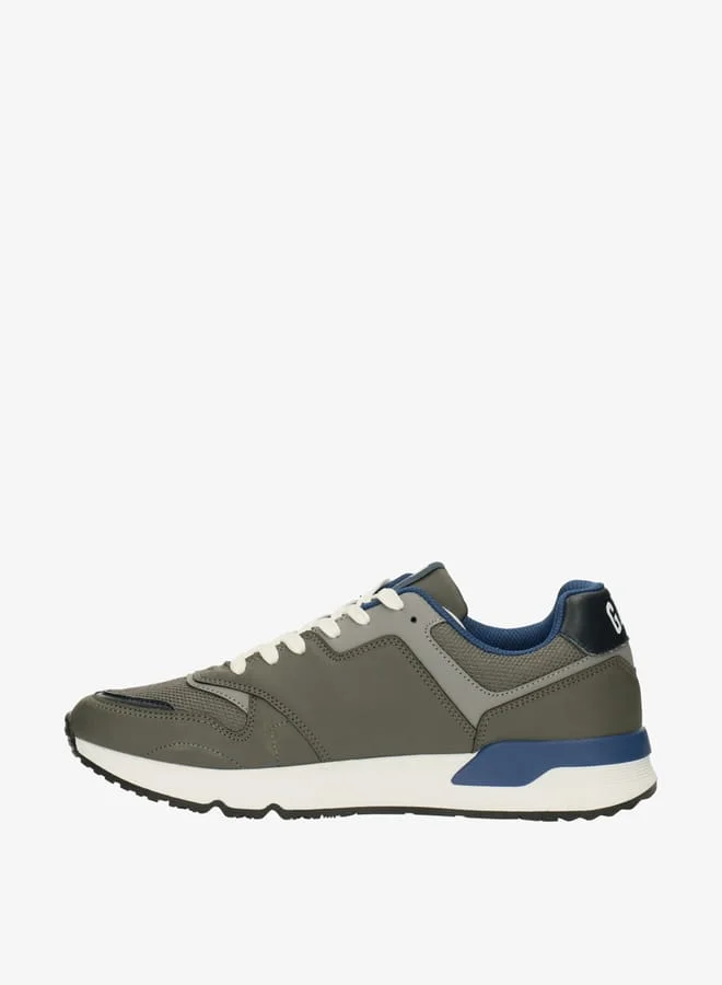 جاب Men's Logo Detailed Sneakers with Lace-Up Closure