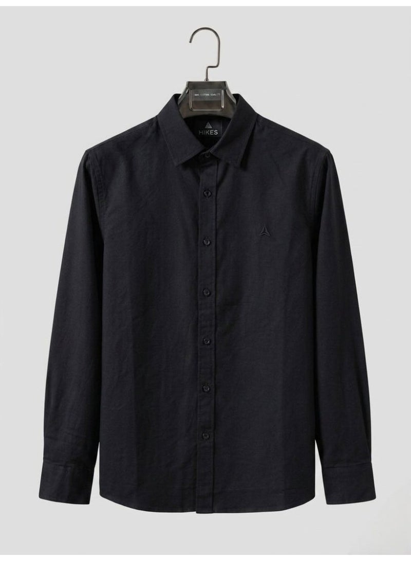 Hikes Men’s Premium Cotton Shirt – Soft Breathable Fabric, Classic Slim Fit Casual & Formal Wear - Image 5