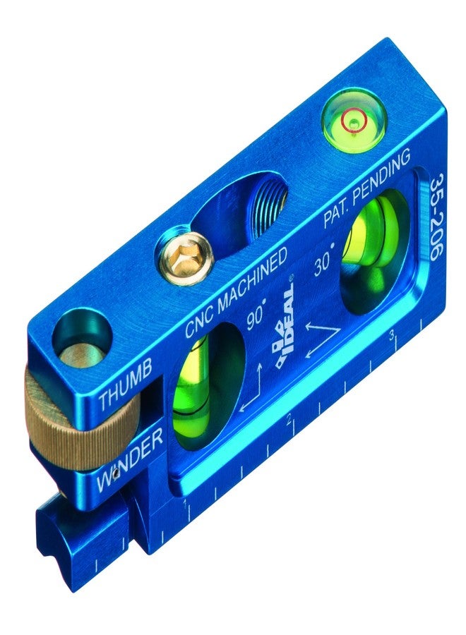 Ideal Industries 35-206 3.5" Electrician Level with 2 Vials and Magnetic Jaw - Image 1